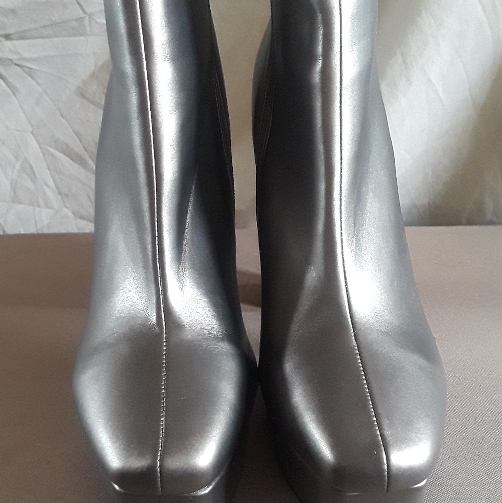 Funky Bronze Platforms Boots